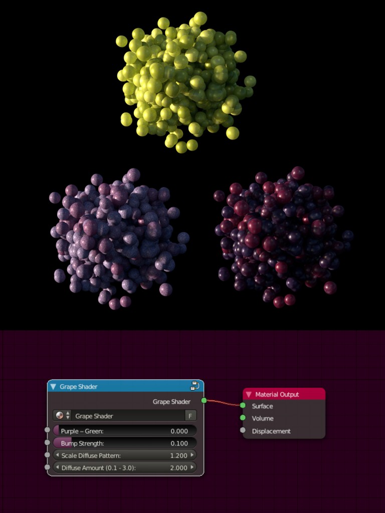 Procedural Grape Shader preview image 1